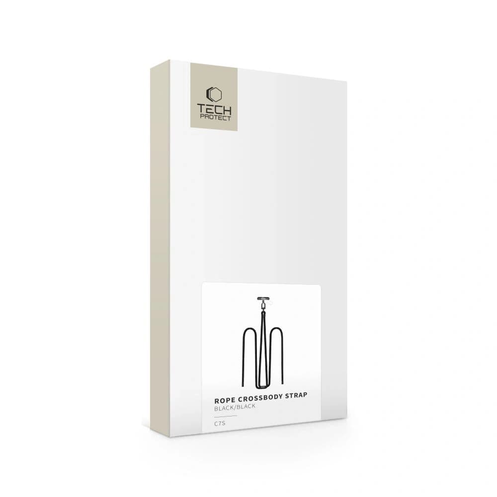 Tech-Protect C7S Rope Crossbody Strap Black/black - 4