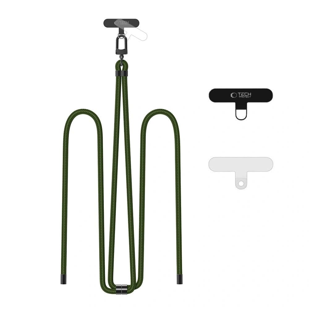 Tech-Protect C7S Seil Crossbody Gurt Jägergrün/schwarz - 1