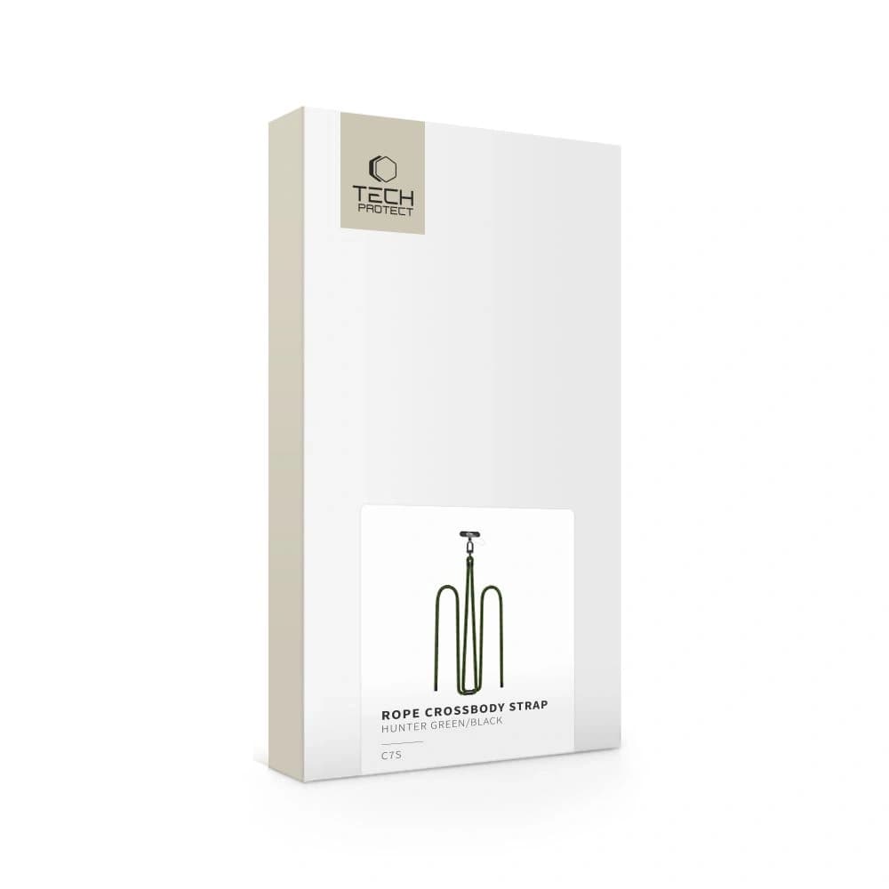 Tech-Protect C7S Seil Crossbody Gurt Jägergrün/schwarz - 4