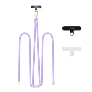 Tech-Protect C7S Rope Crossbody Strap Lavender/gold