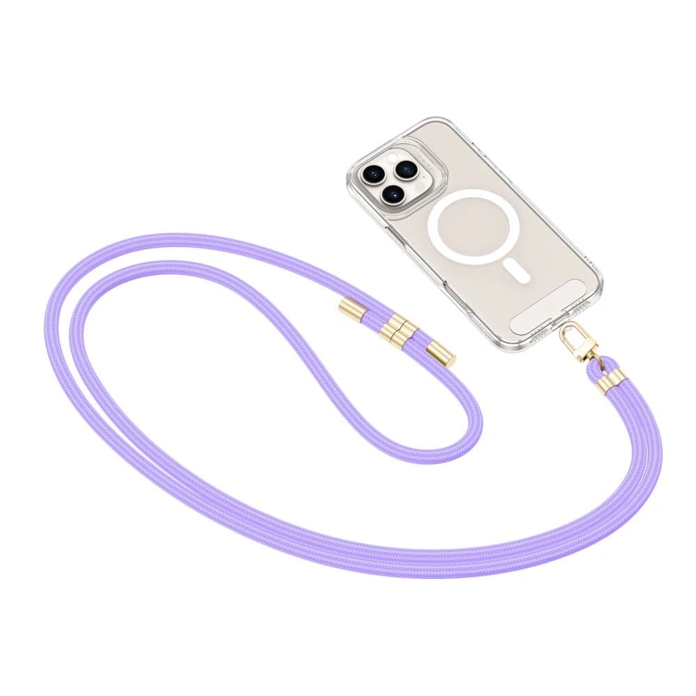 Tech-Protect C7S Rope Crossbody Strap Lavender/gold - 2