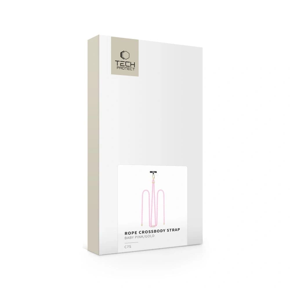 Tech-Protect C7S Seil-Crossbody-Gurt Baby Rosa/Gold - 4