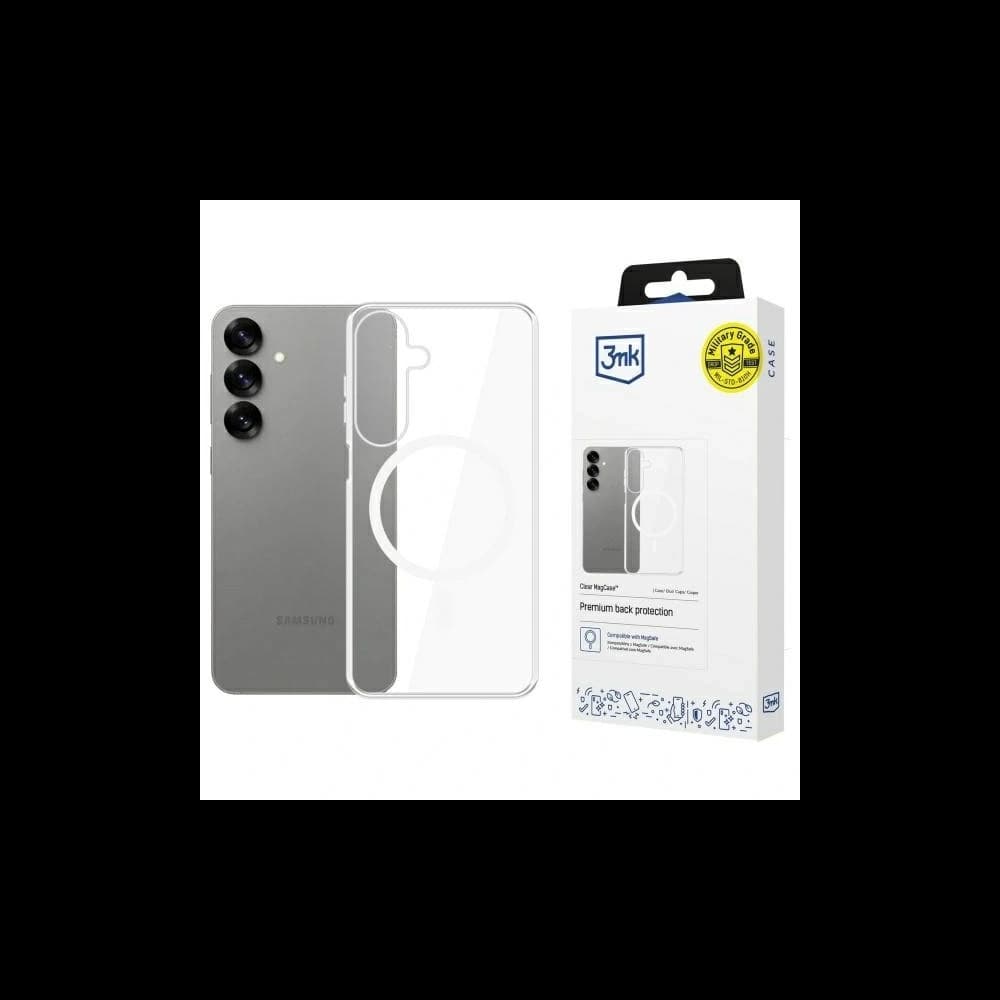 3MK MagCase Samsung Galaxy S25+ Plus MagSafe clear - 1