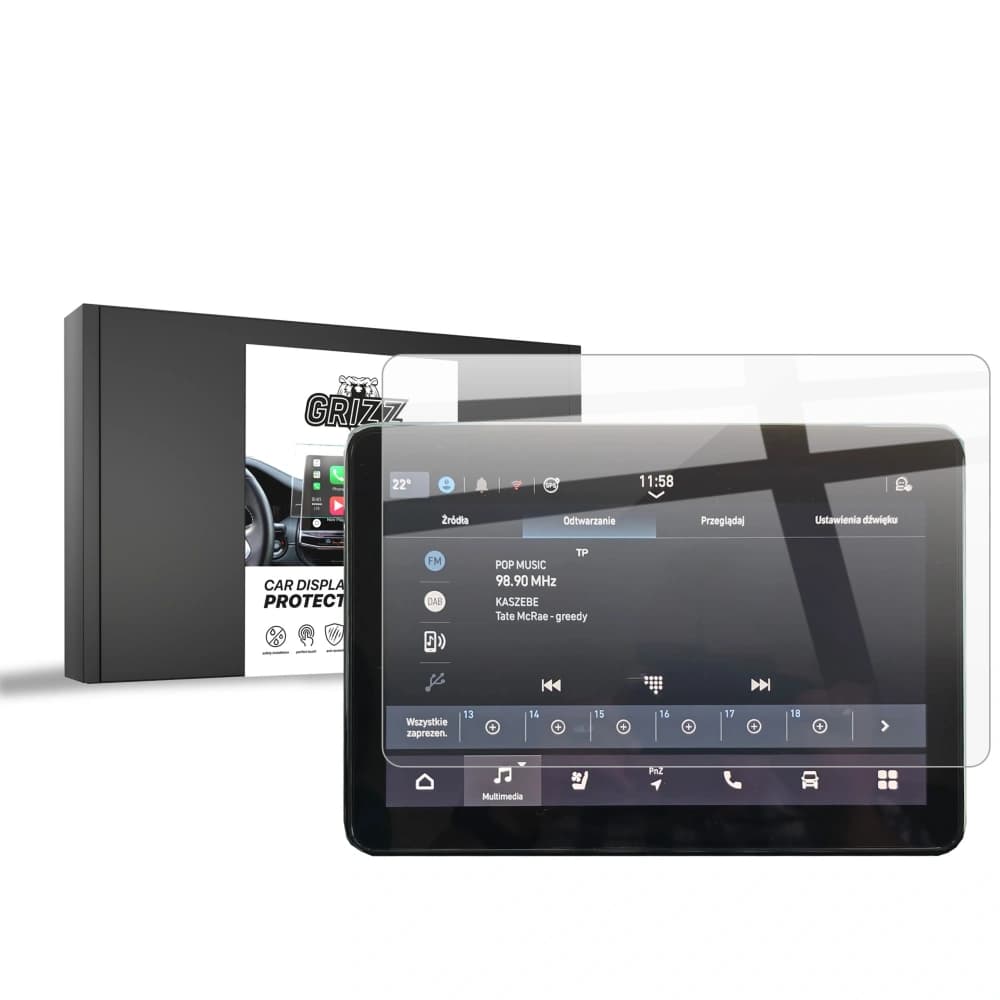 Ceramic GrizzGlass CarDisplay Protection Peugeot Boxer 10" 2024-2025 - 1