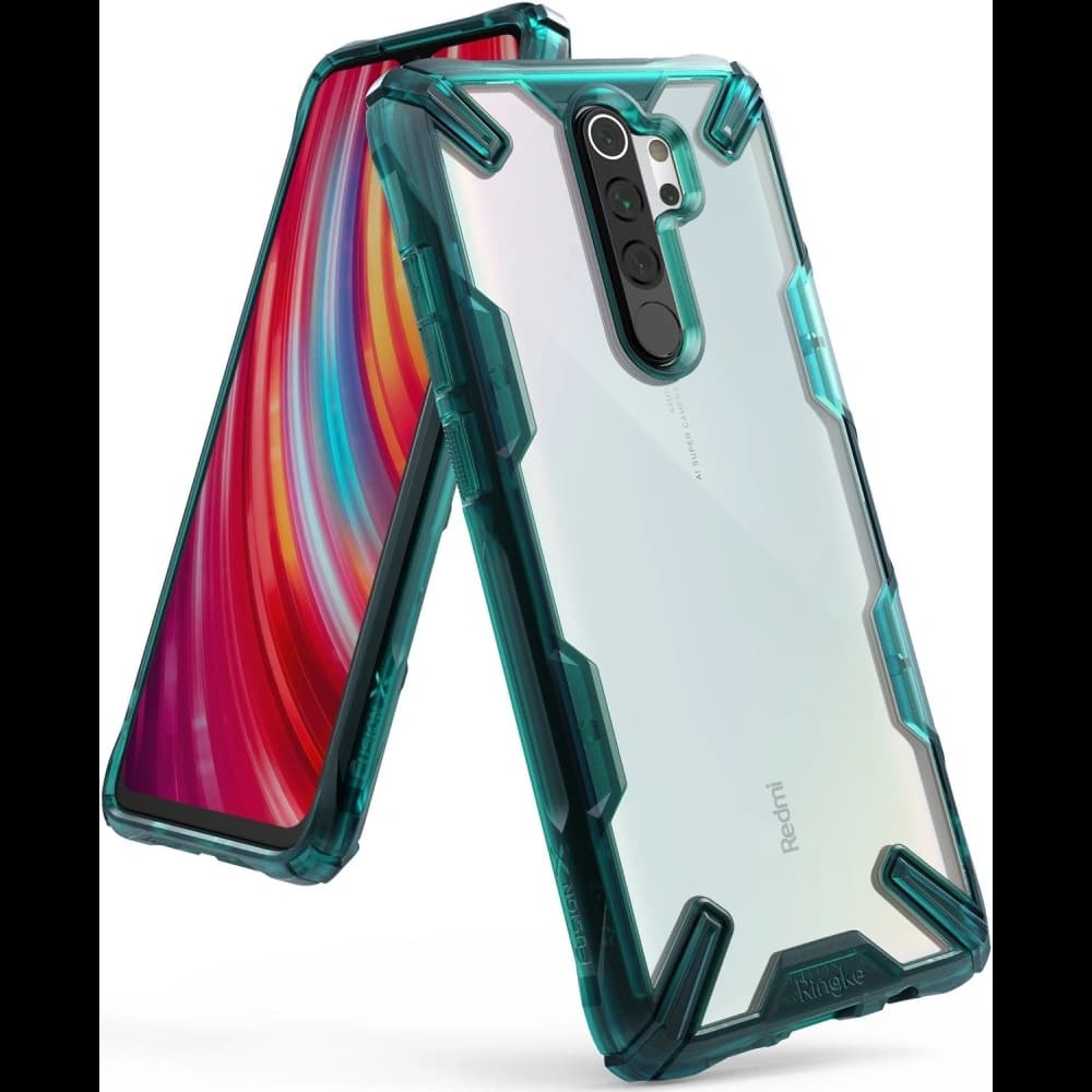 Ringke Fusion-X Redmi Note 8 Pro Turquoise Green - 1