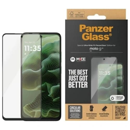 PanzerGlass Motorola Moto G35 5G Bildschirmschutz Ultra-Breite Passform