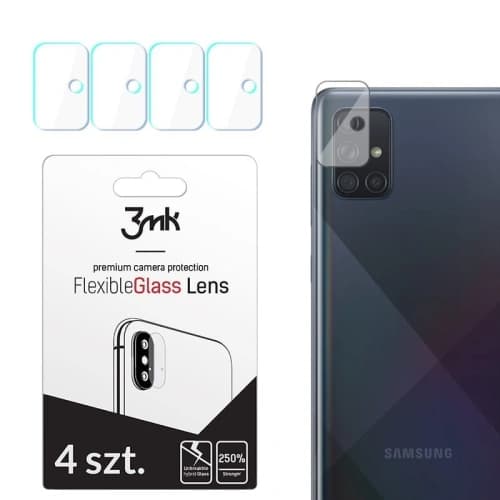 3MK Lens Protection Samsung Galaxy A71 [4 PACK]