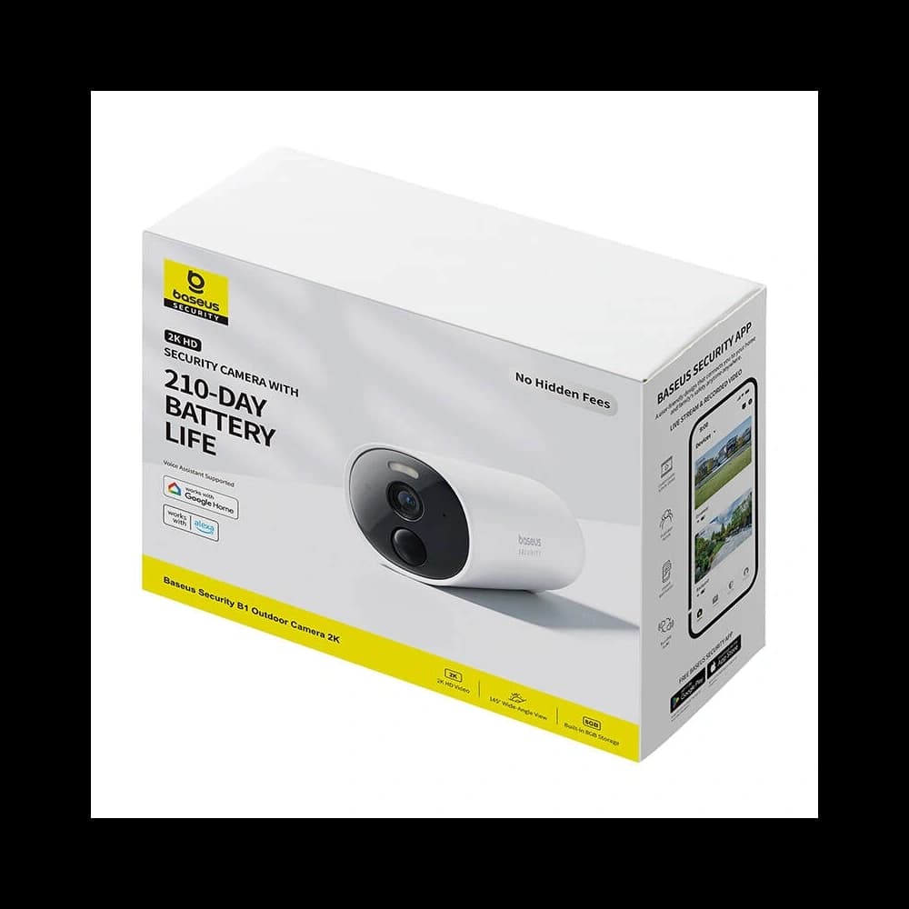 Baseus B1 2K Außenkamera (Weiß) - 6