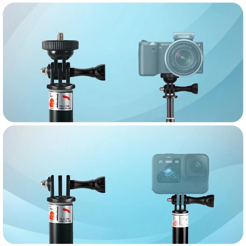 Tech-Protect GA100 Monopad & Selfie Stick GOPRO / DJI Black - 2