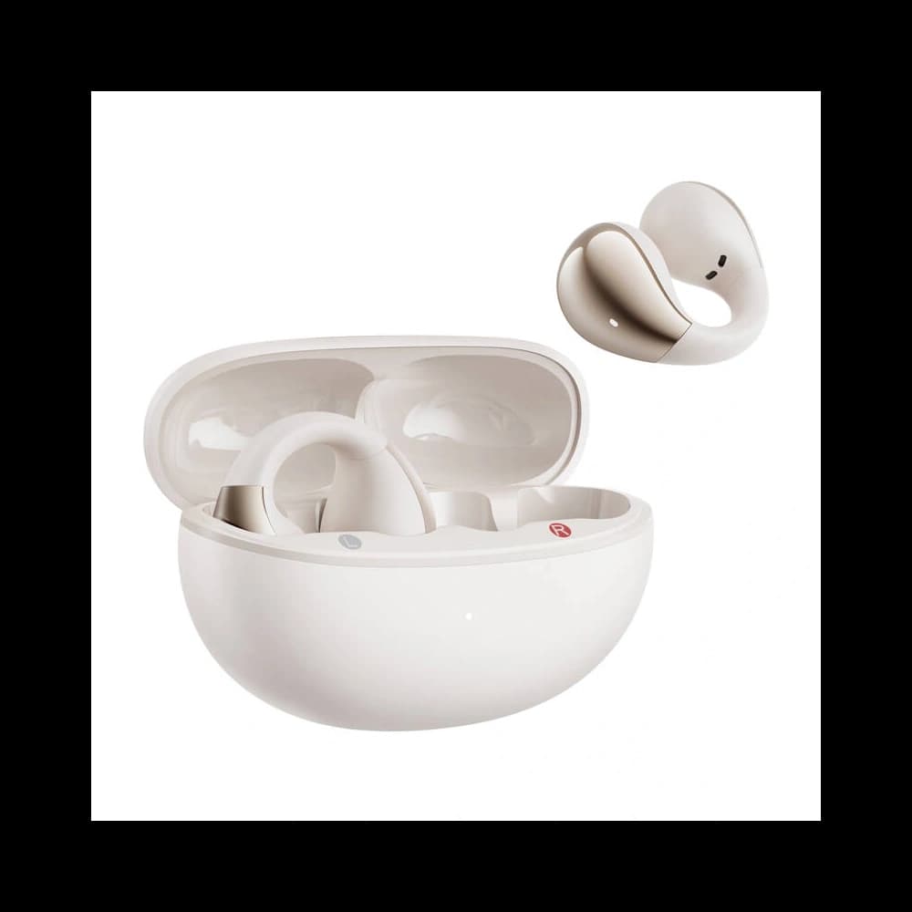 QCY Crossky Clip T33 Bluetooth 5.4 wireless headphones (white) - 2