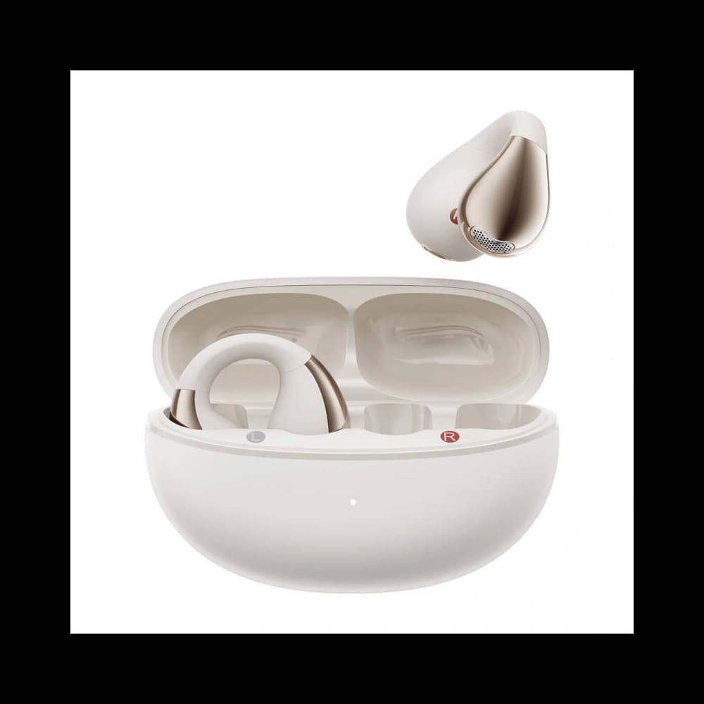 QCY Crossky Clip T33 Bluetooth 5.4 wireless headphones (white) - 4