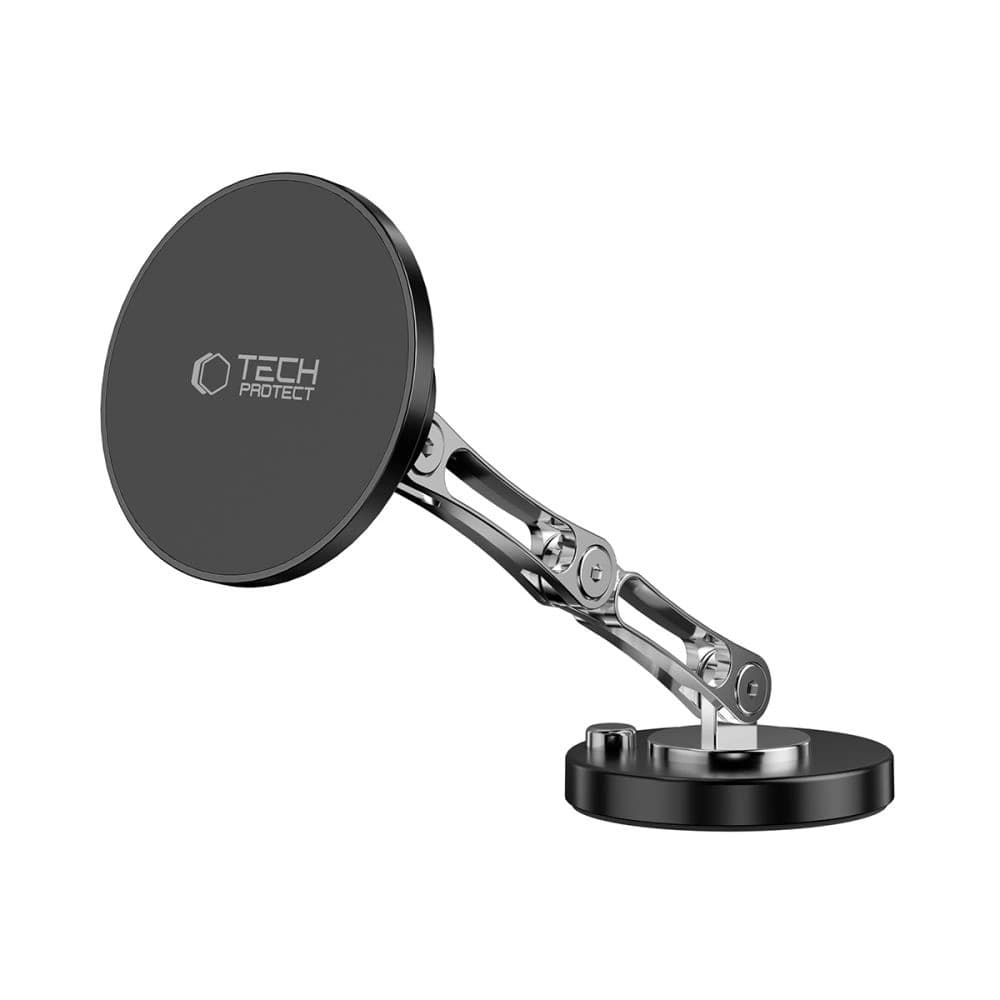 Uchwyt Tech-Protect N57 Magnetic MagSafe Dashboard Car Mount & Desktop Phone Stand Black - 3