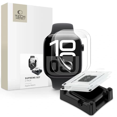 Tech-Protect Supreme Set  Apple Watch 10 / 11 46mm Clear [2 PACK]
