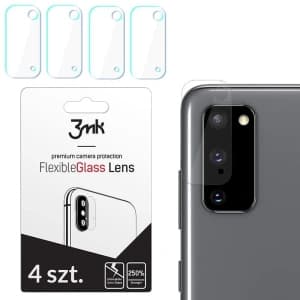 3MK Samsung Hybridglas für Kameraobjektiv Objektivschutz Galaxy S20 [4 PACK]