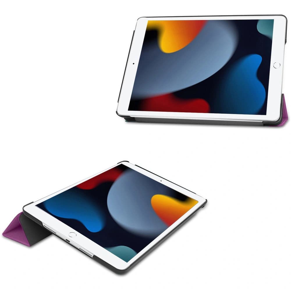 Bizon Case Tab Croc Apple iPad 9/8/7 10.2 2021/2020/2019 dark purple - 2