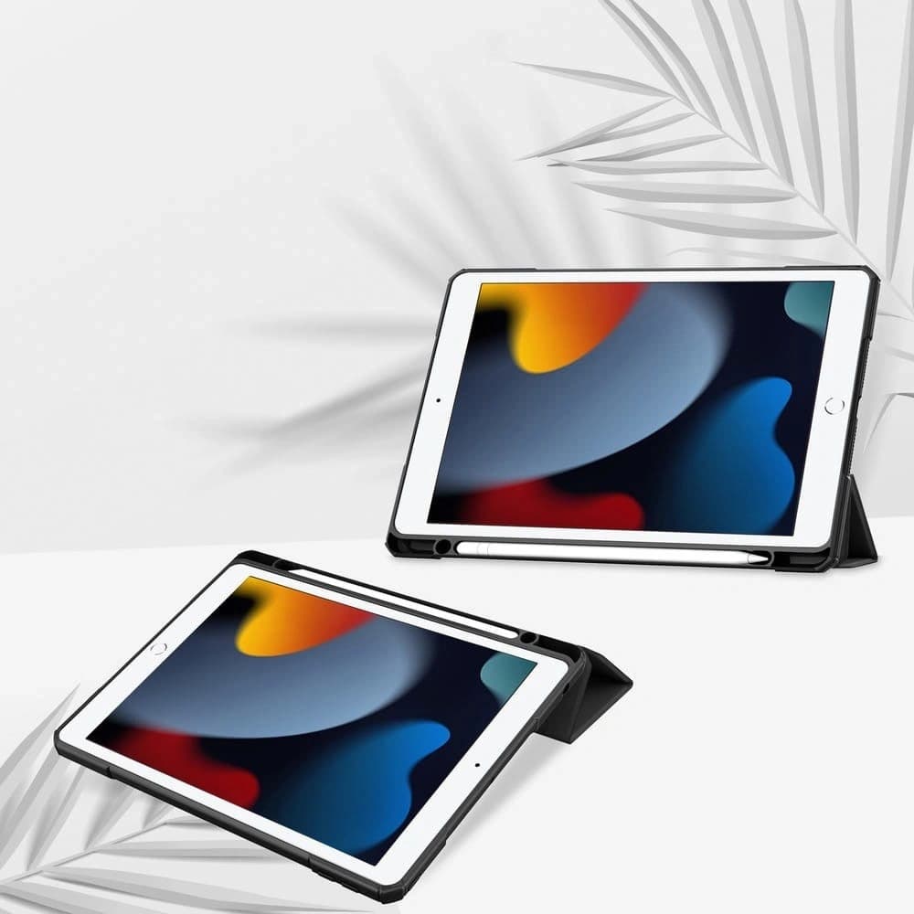 Bizon Case Tab Clear Matt Apple iPad 9/8/7 10.2 2021/2020/2019 schwarz - 2