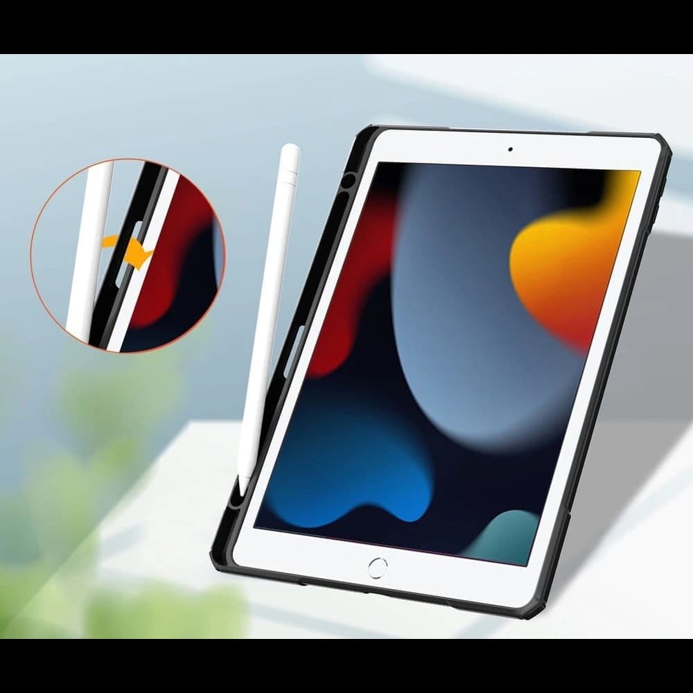 Bizon Case Tab Clear Matt Apple iPad 9/8/7 10.2 2021/2020/2019 schwarz - 5