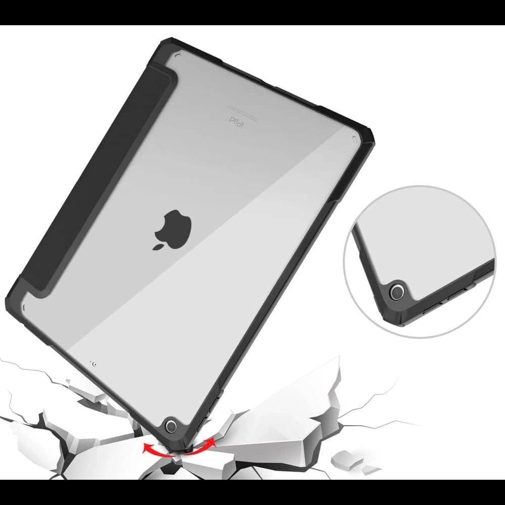 Bizon Case Tab Clear Matt Apple iPad 9/8/7 10.2 2021/2020/2019 schwarz - 6