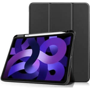 Etui Bizon Case Tab Lizard do Apple iPad Air 5 / Air 4 czarne