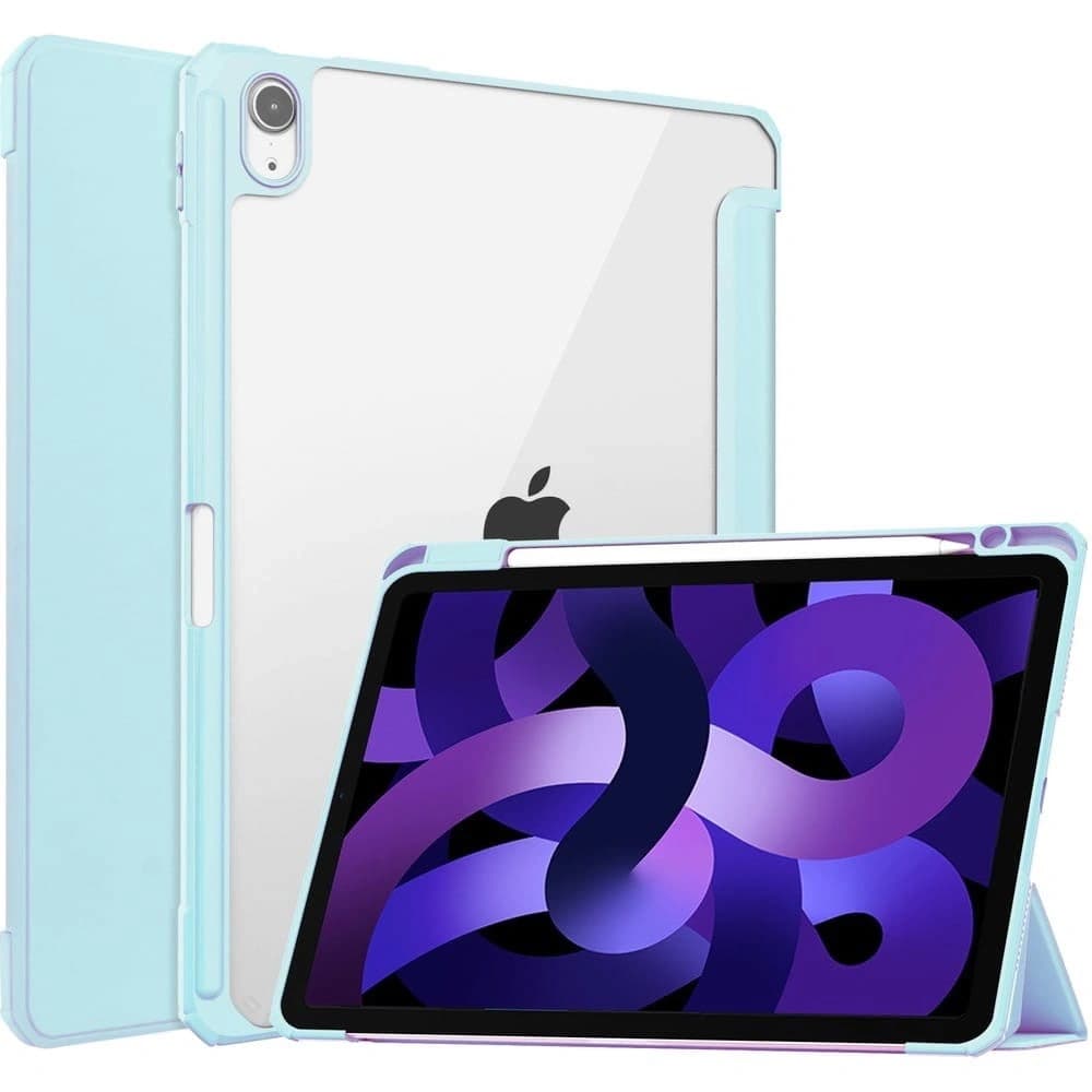 Etui Bizon Case Tab Clear Matt do Apple iPad Air 6 / Air 5 / Air 4 / iPad Pro 11 2018 błękitne - 1