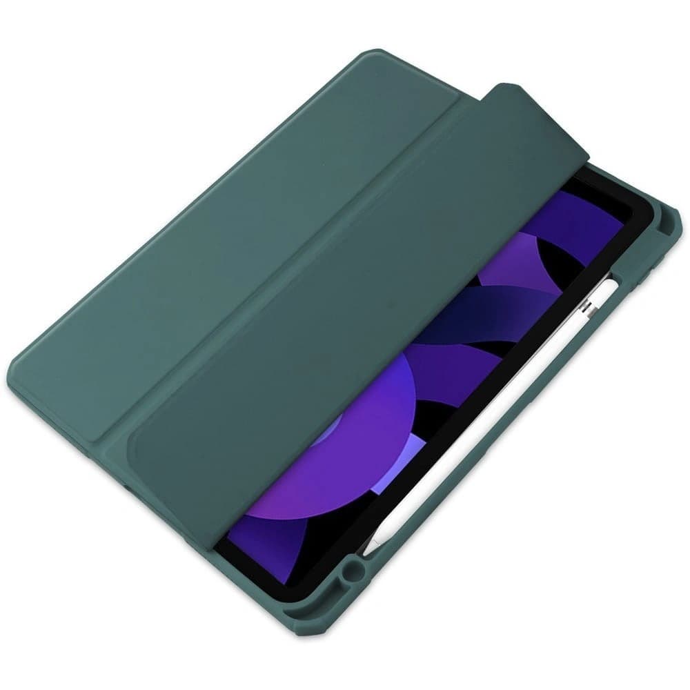 Etui Bizon Case Tab Clear Matt do Apple iPad Air 6 / Air 5 / Air 4 / iPad Pro 11 2018 ciemnozielone - 4