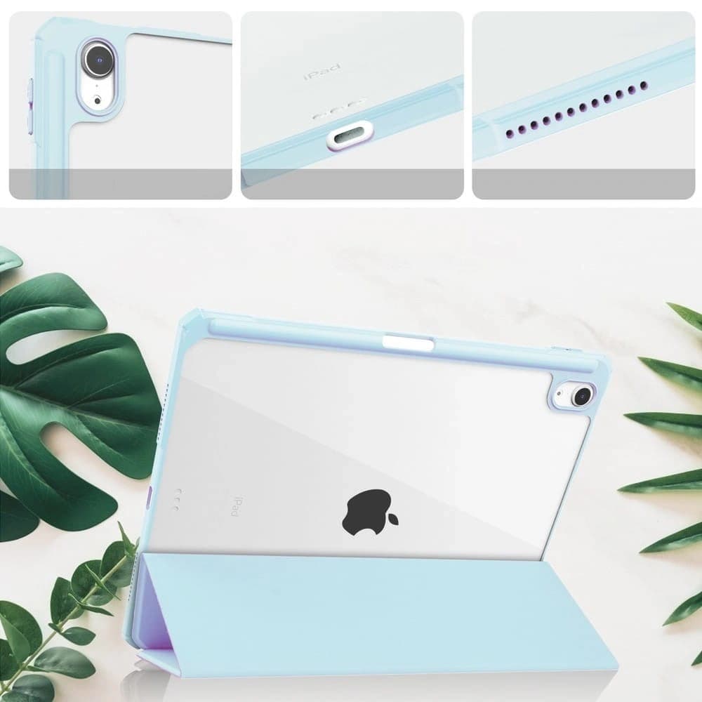 Etui Bizon Case Tab Clear Matt do Apple iPad Air 6 / Air 5 / Air 4 / iPad Pro 11 2018 błękitne - 3