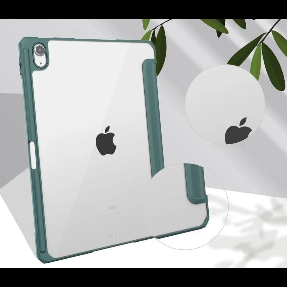 Etui Bizon Case Tab Clear Matt do Apple iPad Air 6 / Air 5 / Air 4 / iPad Pro 11 2018 ciemnozielone - 7
