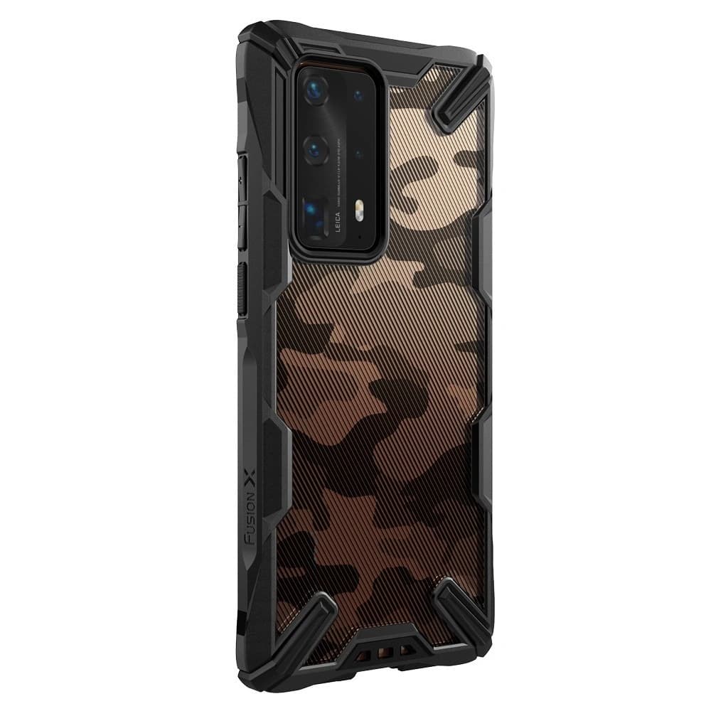 Ringke Tasche Fusion-X Huawei P40 Pro Camo (Moro) Schwarz - 5