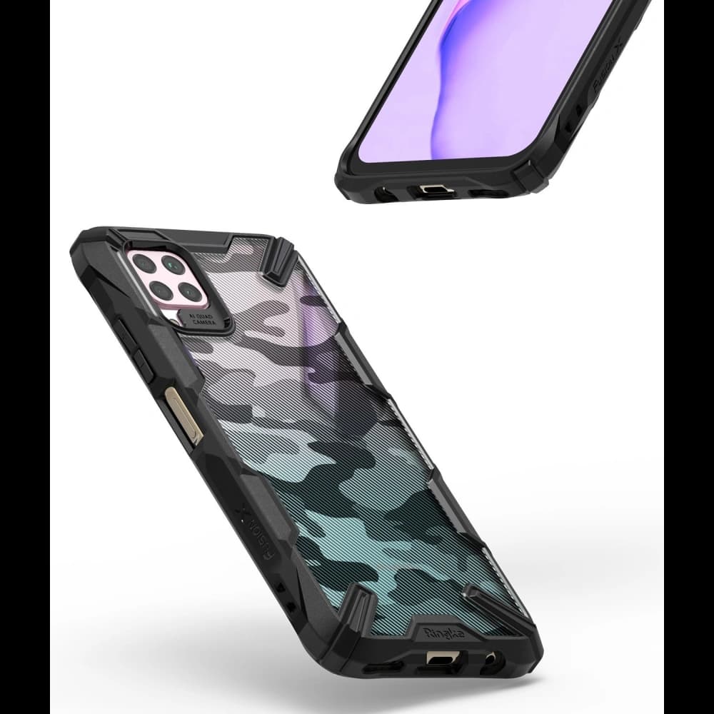 Ringke Tasche Fusion-X Huawei P40 Pro Camo (Moro) Schwarz - 9