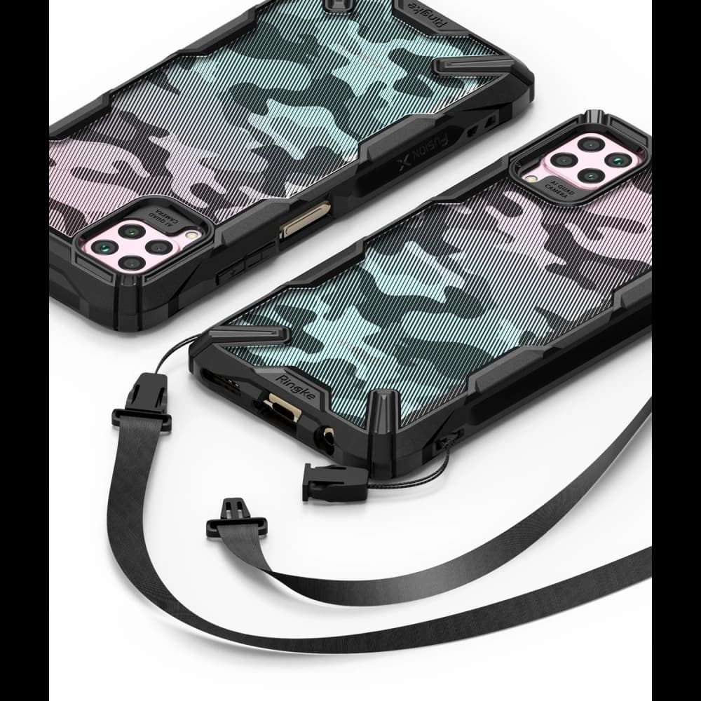 Ringke Tasche Fusion-X Huawei P40 Pro Camo (Moro) Schwarz - 11