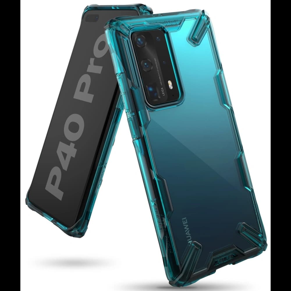 Ringke Tasche Fusion-X Huawei P40 Pro Türkis Grün - 3