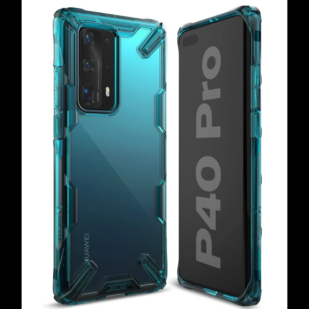 Ringke Tasche Fusion-X Huawei P40 Pro Türkis Grün - 12