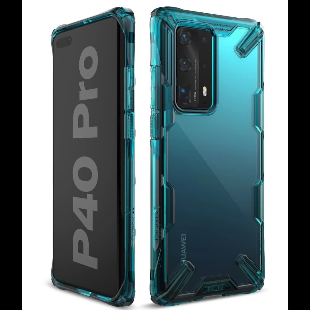 Ringke Tasche Fusion-X Huawei P40 Pro Türkis Grün - 11