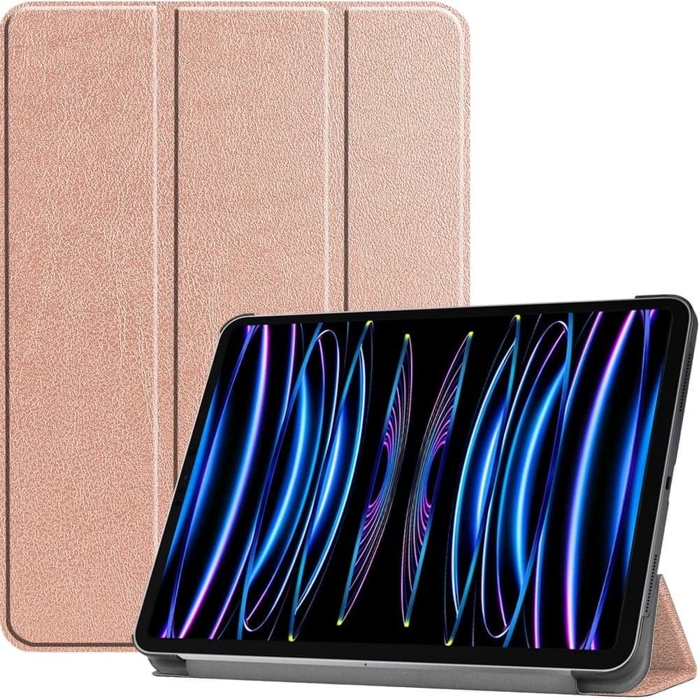 Bizon Case Tab Croc Apple iPad Pro 11 2022/2021/2020/2018 rose gold - 1