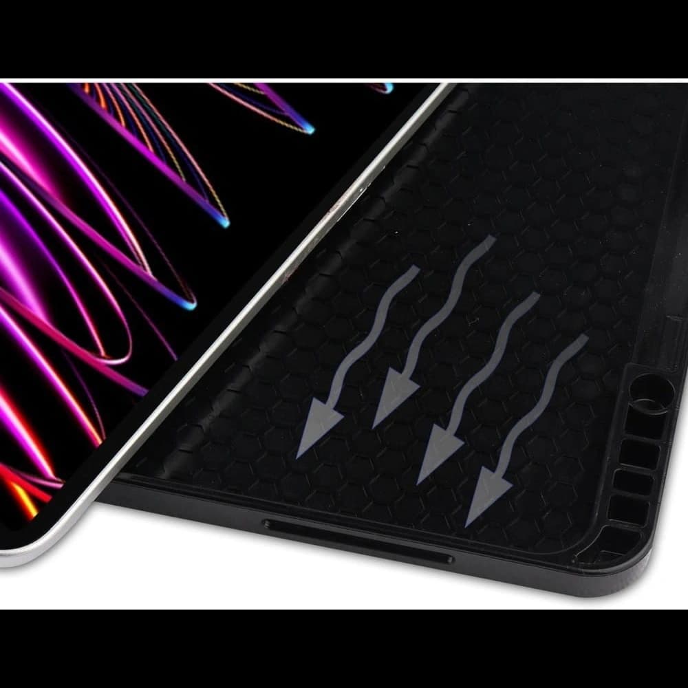 Etui Bizon Case Tab Lizard do Apple iPad Pro 12.9 2022/2021/2020/2018 granatowe - 6