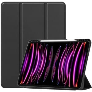 Etui Bizon Case Tab Lizard do Apple iPad Pro 12.9 2022/2021/2020/2018 czarne