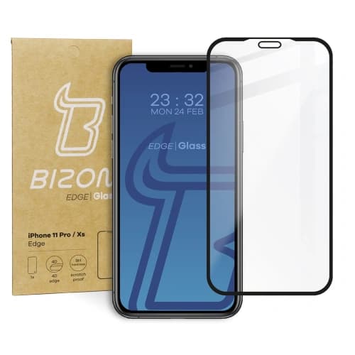 Bizon Glass Edge Apple iPhone 11 Pro / Xs schwarz