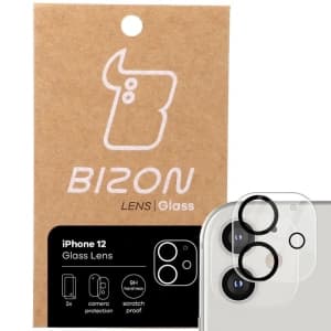 Bizon Glass Lens Apple iPhone 12 [2 PACK]