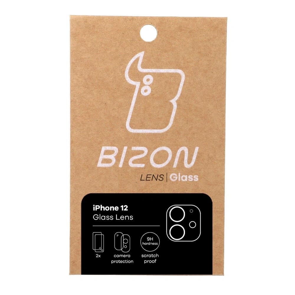 Bizon Glaslinse Apple iPhone 12 [2 PACK] - 7