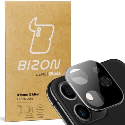 Bizon Glass Lens Apple iPhone 12 Mini [2 PACK]
