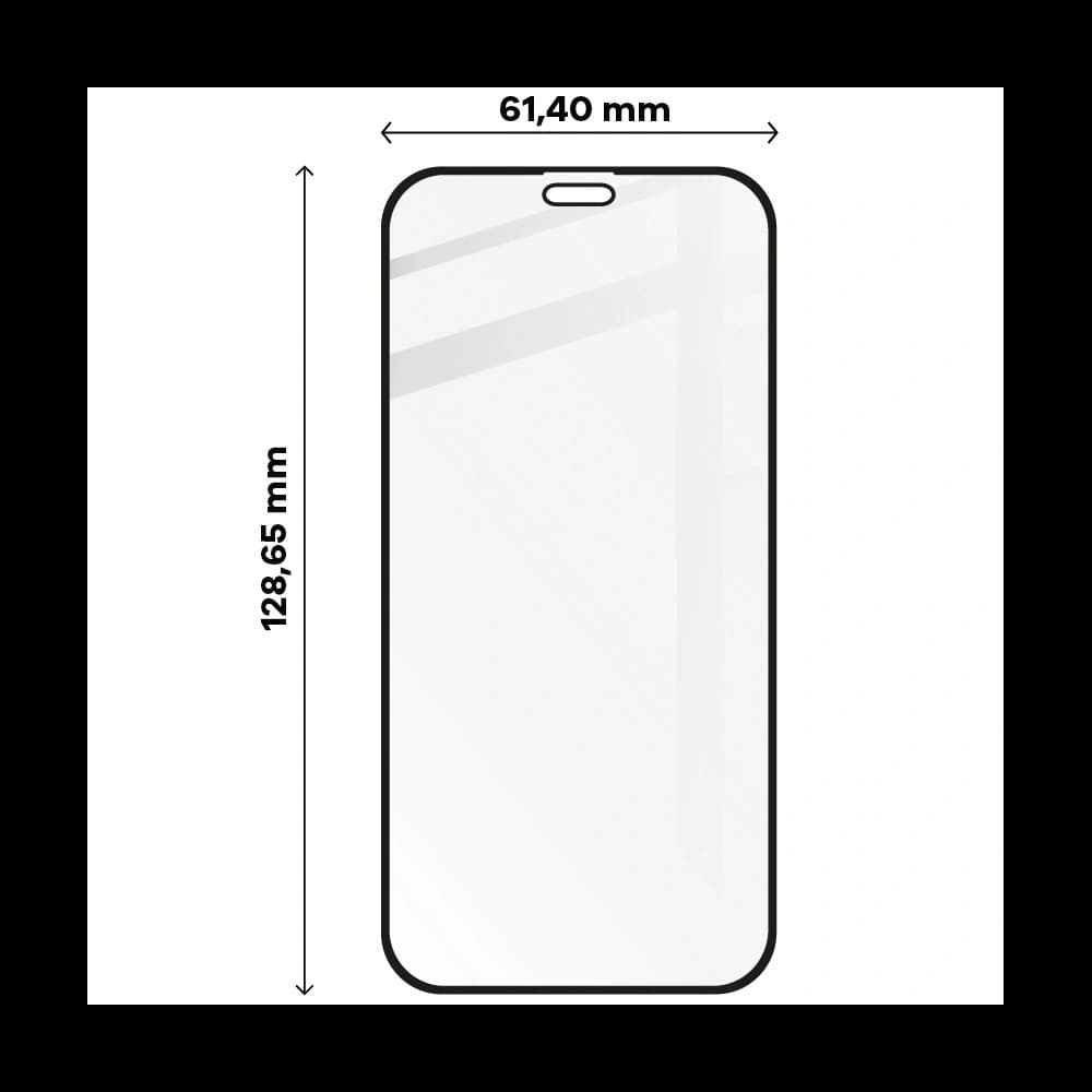 Bizon Glass Edge Apple iPhone 12 Mini schwarz - 2