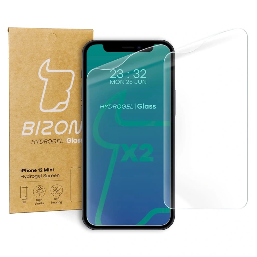Bizon Glass Hydrogel Apple iPhone 12 Mini [2 PACK] - 1