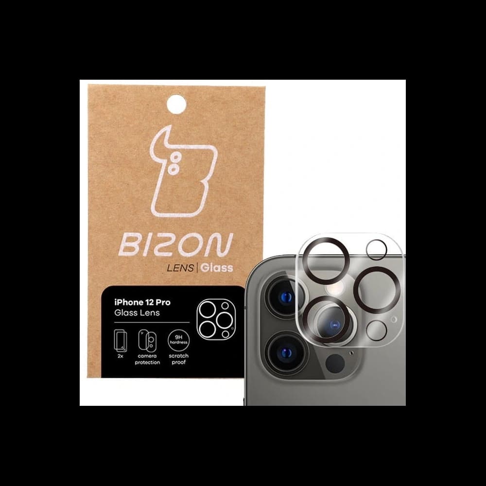 Bizon Glass Lens Apple iPhone 12 Pro [2 PACK] - 1