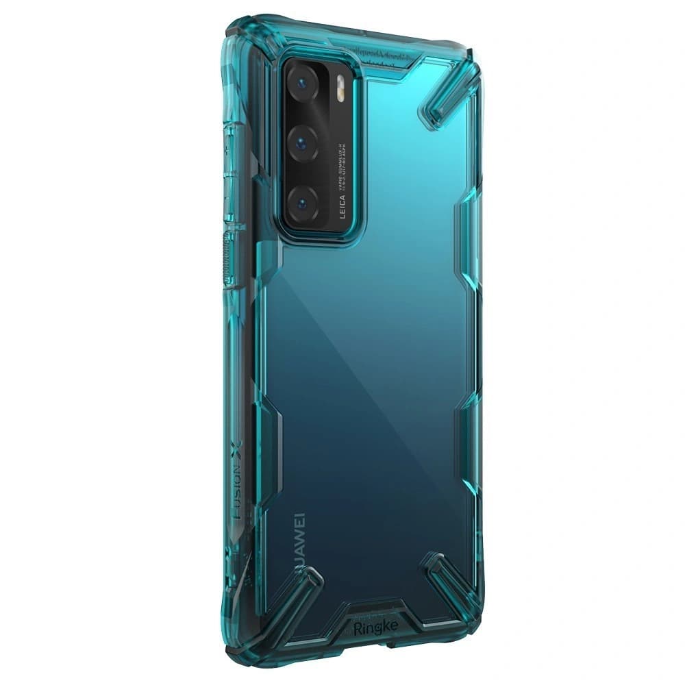 Etui Ringke Fusion-X Huawei P40 Turquoise Green - 4
