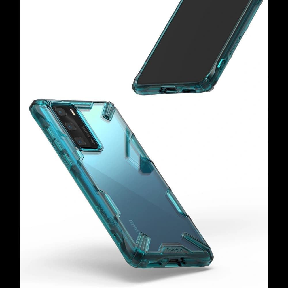 Etui Ringke Fusion-X Huawei P40 Turquoise Green - 6