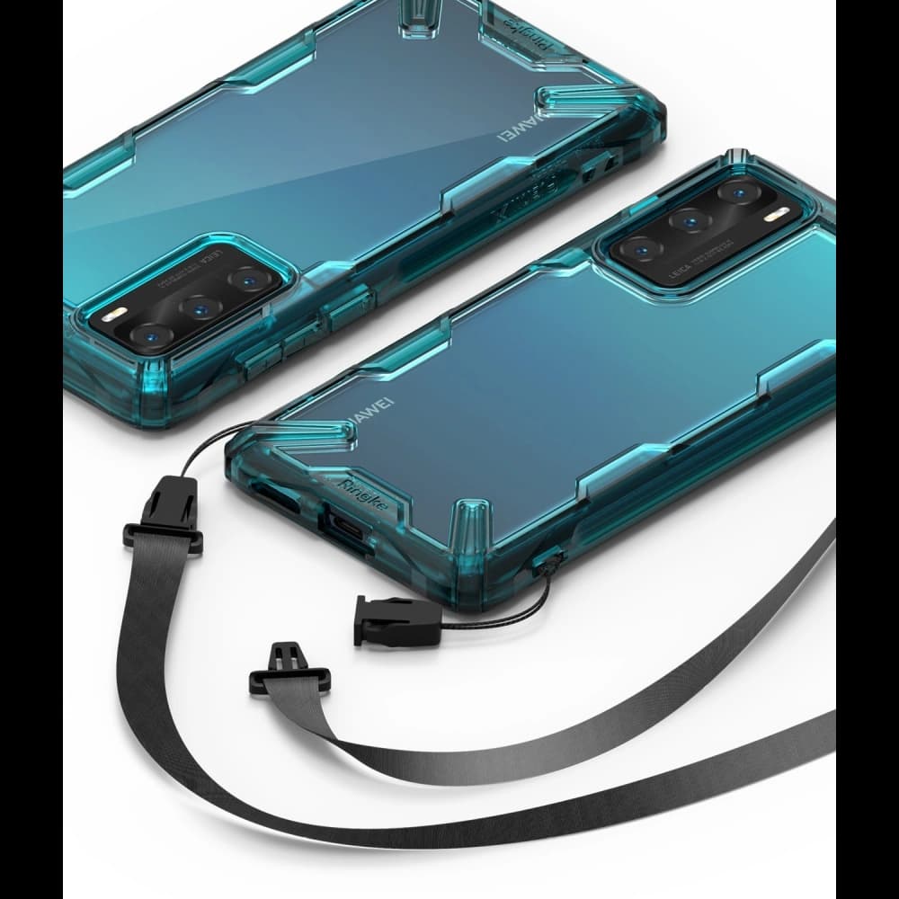 Etui Ringke Fusion-X Huawei P40 Turquoise Green - 7