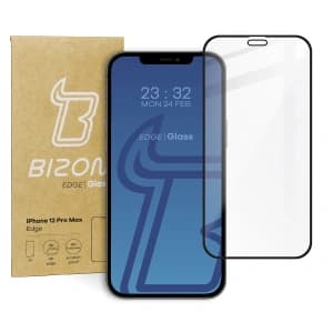Bizon Glass Edge Apple iPhone 12 Pro Max schwarz