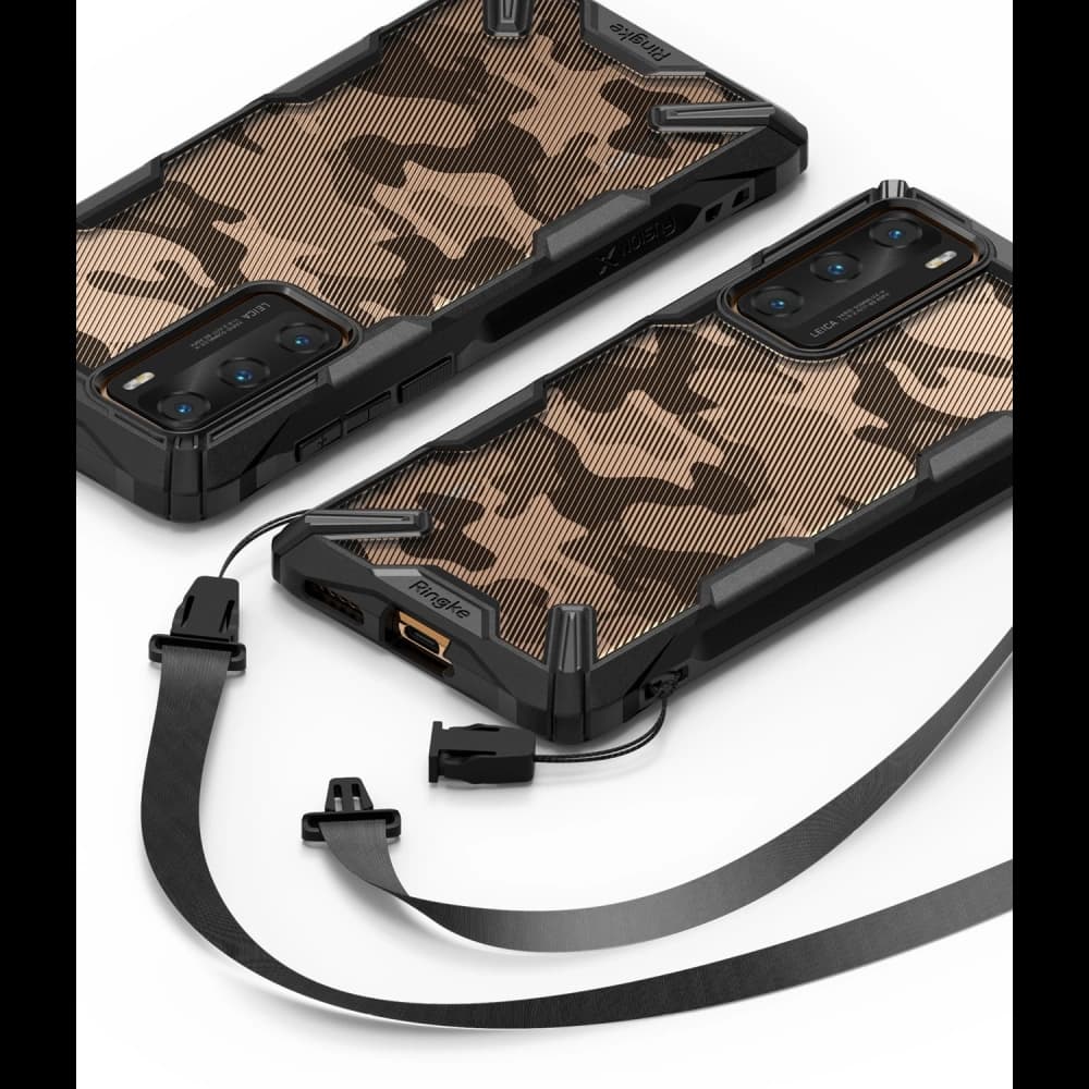 Ringke Fusion-X Huawei P40 Camo (Moro) Black - 8