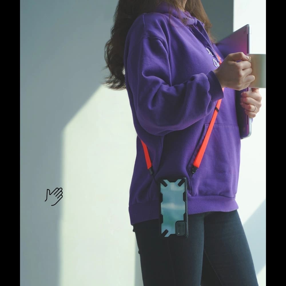 Ringke Shoulder Strap Neon Orange - 3