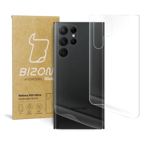 Bizon Glass Hydrogel Samsung Galaxy S22 Ultra [2 PACK]